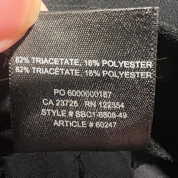 Babaton Aritzia Cohen Pants Women's Size 4 Black Crop Tailored Mid Rise Workwear - Picture 9 of 10